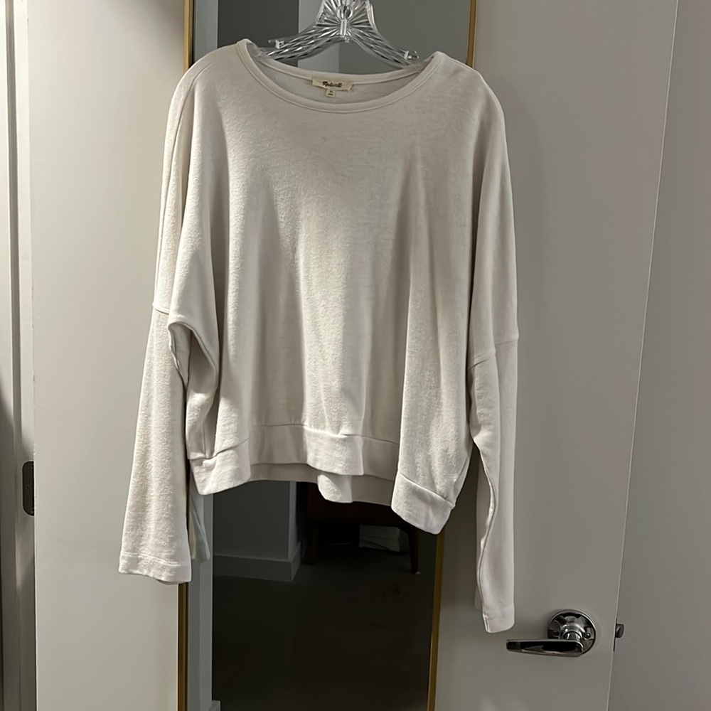 Madewell Boxy Crop Sweatshirt